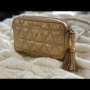 Michael Kors Ginny Pale Gold Crossbody bag 💼